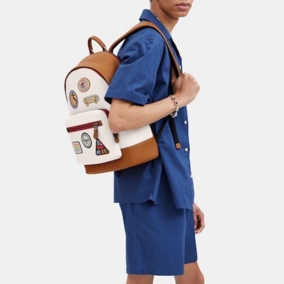 NWT Coach West Backpack With Patches cj512 - Picture 11 of 11
